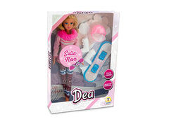 DEA - BAMBOLA CON LO SNOWBOARD 31 CM