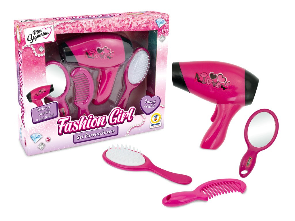 MISS SIGNORINA - SET PARRUCCHIERA CON ACCESSORI