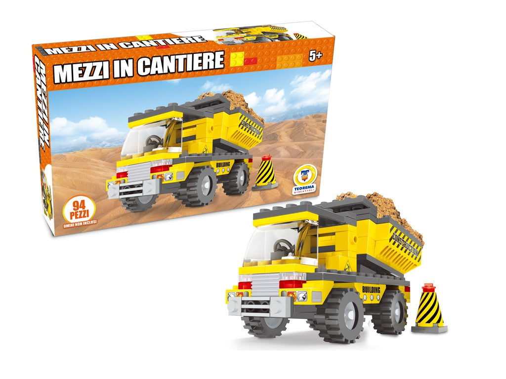 COSTRUZIONI CLICK CLACK MEZZI IN CANTIERE 94PZ