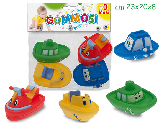 GOMMOSI BARCHETTE VEICOLI 4 PZ