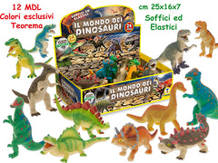 GEO NATURE - DINOSAURI SOFFICI 12 MDL