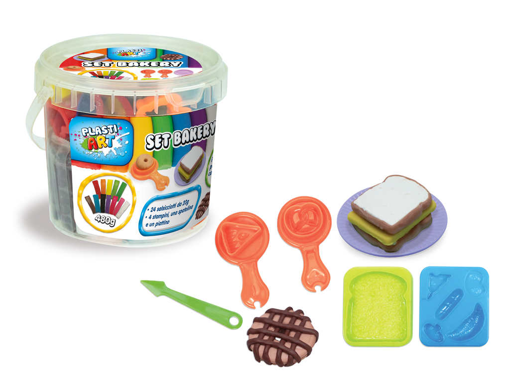 PLASTIART - SET SECCHIELLO BAKERY 24 SALS. 20 GR