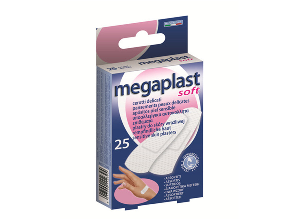 MEGAPLAST 25 CEROTTI DELICATI ASS 112394