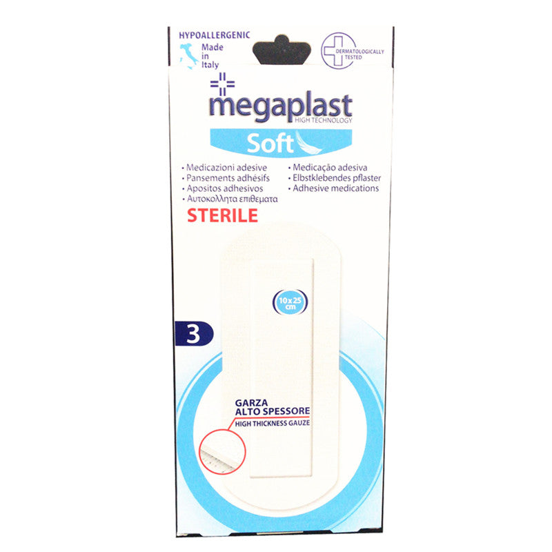 MEGAPLAST 3 CEROTTI 10X25 TNT/BIA