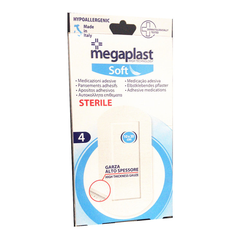 MEGAPLAST 4 CEROTTI 10X20 TNT/BIA