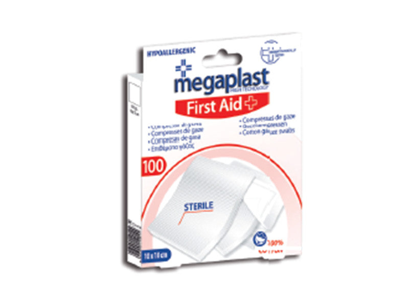 MEGAPLAST 100ML COMPRESSE 10X10 COTONE 140144
