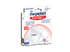 MEGAPLAST 100ML COMPRESSE 10X10 COTONE 140144
