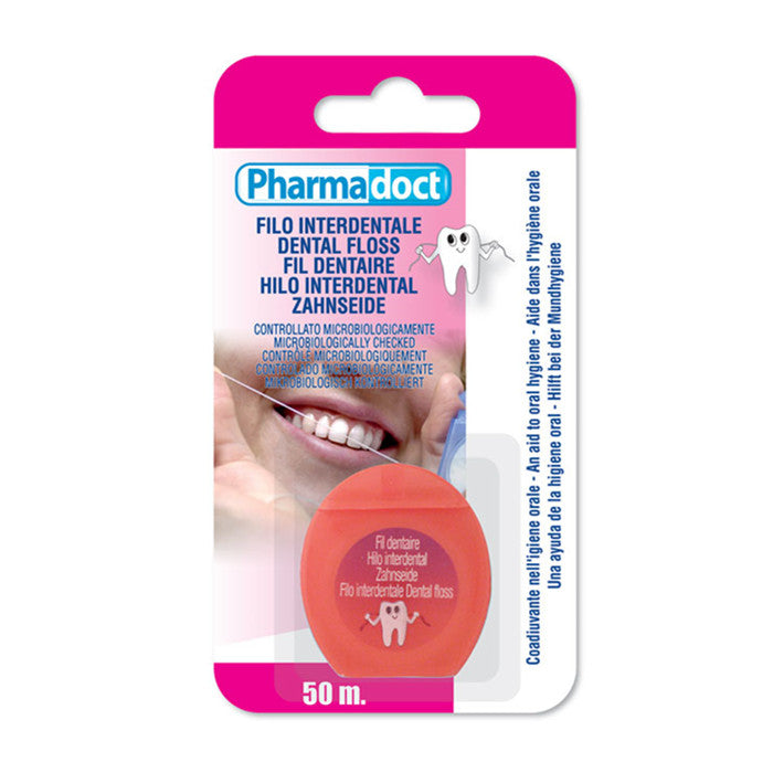 FILO INTERDENTALE 50M MENTA-FLUORO 12/CT