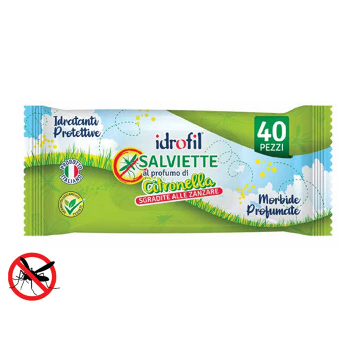 SALVIETTE CITRONELLA 40PZ