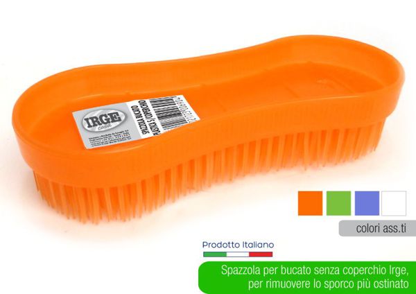 SPAZZOLA BUCATO PLASTICA S/COPERCH