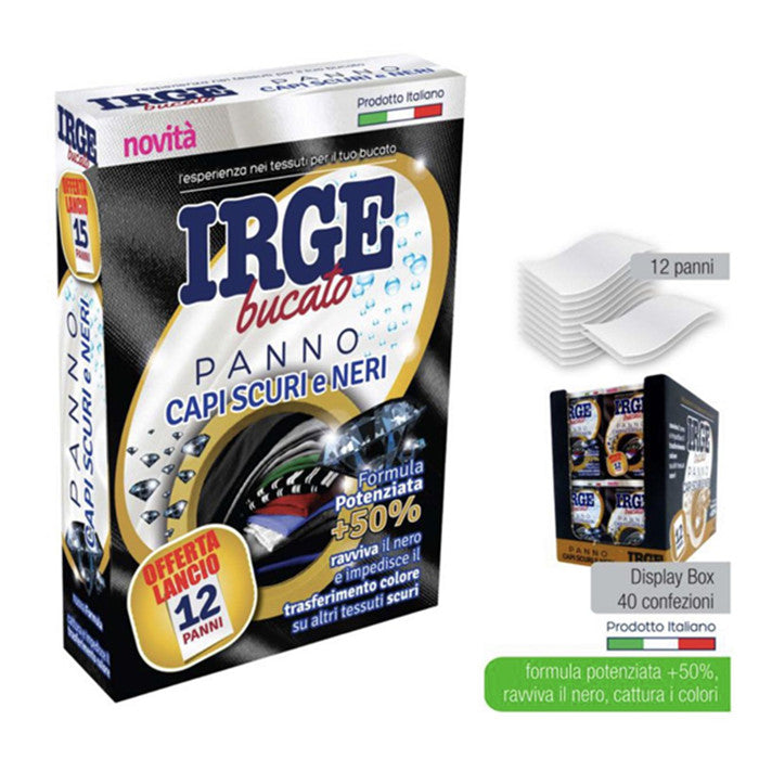 PANNO CATT.COLORE IRGE CAPI SCURI 12PZ