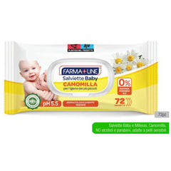 SALVIETTE BABY CAMOMILLA 72 PZ
