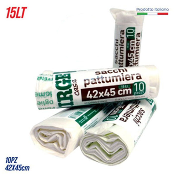 SACCHI PATTUMIERA 10PZ 42x45 UMIDO