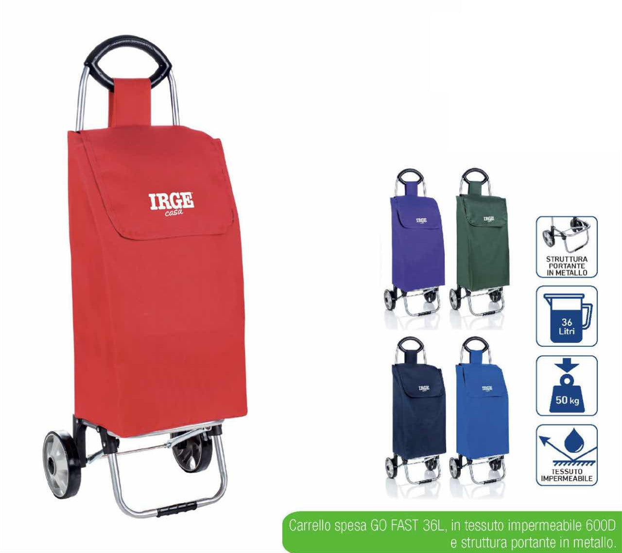 CARRELLO SPESA GO FAST 36L