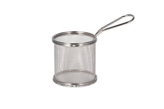 CESTINO IN ACCIAIO CON MANICO D.9XH8,5CM