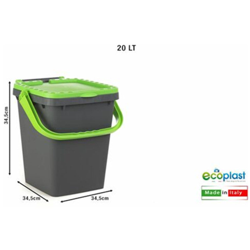 PATTUMIERA ECOPLUS 20 LT VERDE