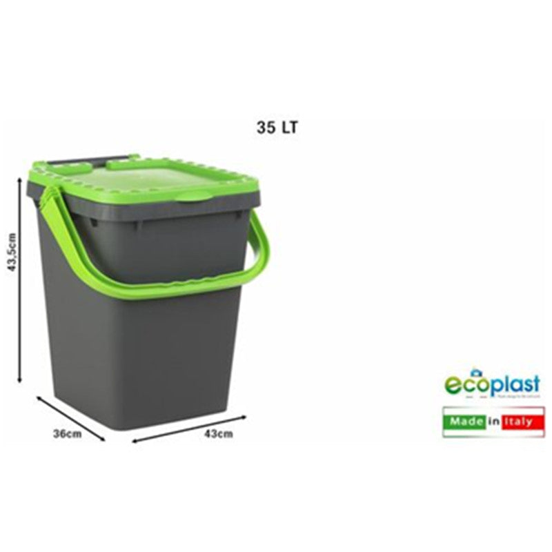 PATTUMIERA ECOPLUS 35 LT VERDE