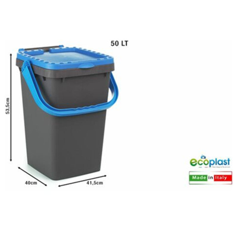 ECOPLUS PATTUMIERA 50 LT BLU