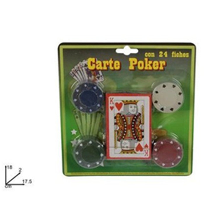 CARTE DA GIOCO CON FICHES