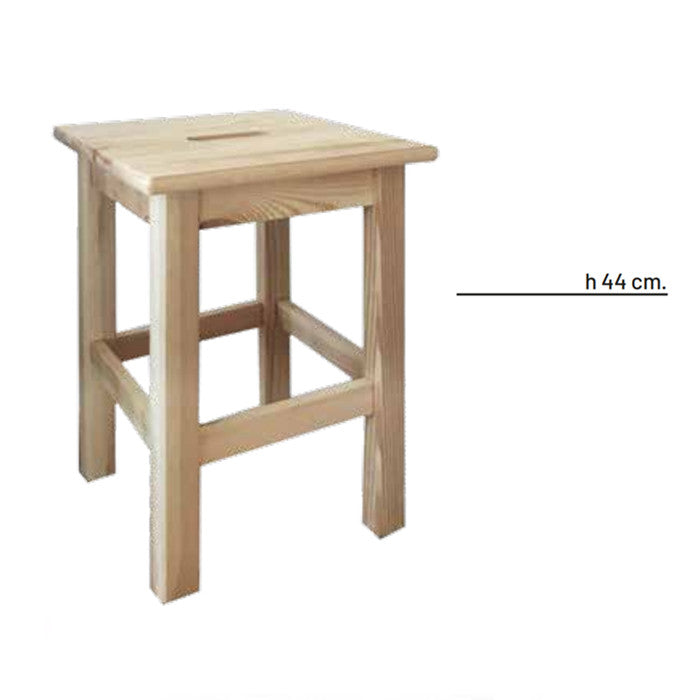 SGABELLO GREZZO 30X30X44H