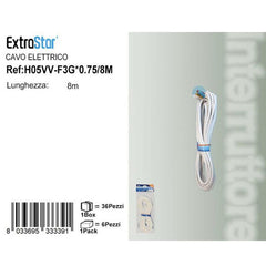 CAVO ELETTRICO 3G 0.75/8M QTA/036