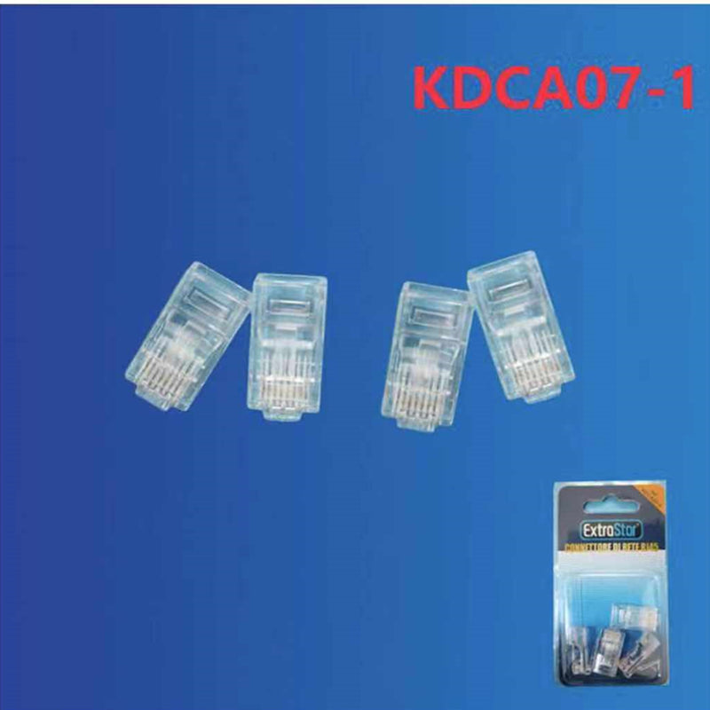 CONNETTORE DI RETE RJ45 BL.4PZ