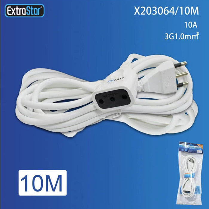 PROLUNGA LINEARI SPINA 10A 3*1.0MM 10M 20/CT
