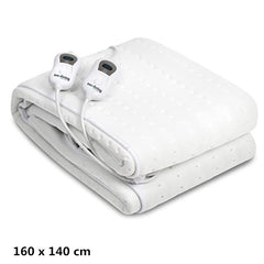 Innoliving Scaldaletto a una Piazza, Poliestere, Bianco, 160 x 140 cm