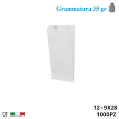 SACCHI KRAFT BIANCO EXTRA/35 12+9X28 1000PZ