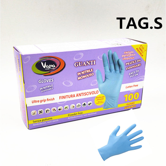 GUANTI IN NITRILE  X 100PZ TAGLIA "S"