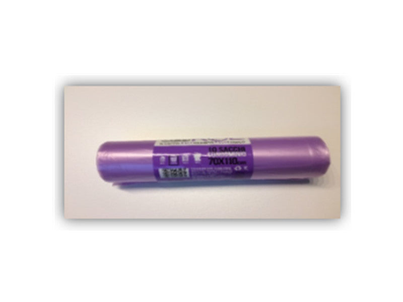 ROTOLO SACCO VIOLA 70X110CM 10PZ