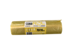 ROL ROTOLO SACCO GIALLO 70X110CM 10PZ CT/30