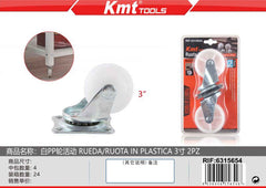 RUOTA IN PLASTICA 3 2PZ