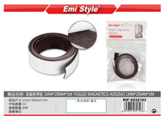 FOGLIO MAGNETICO ADESIVO 1MMX20MMX1M