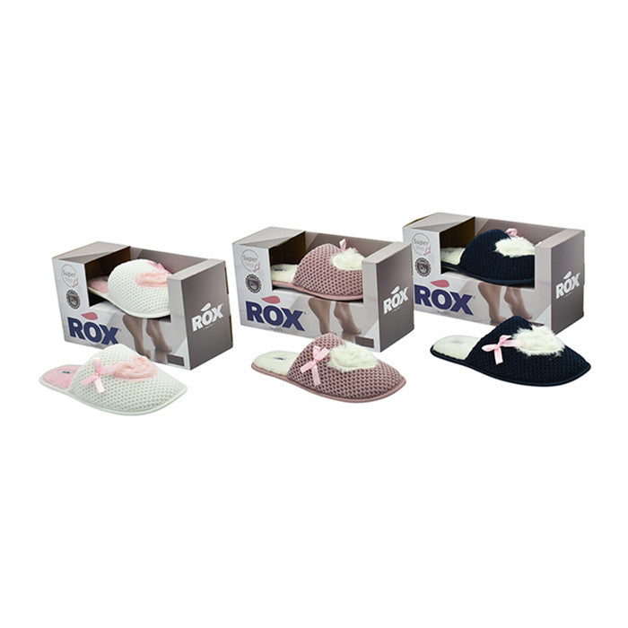 ROX PANTOFOLA DONNA 36/41 C/BOX 3ASS 2501
