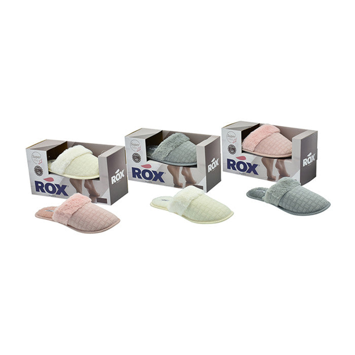 ROX PANTOFOLA DONNA 36/41 C/BOX 3ASS 2510