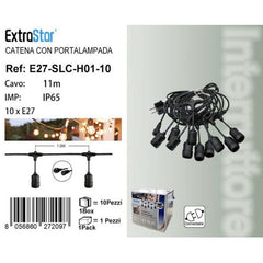CATENA CON PORTALAMPADA 11M 10XE27 QTA/10