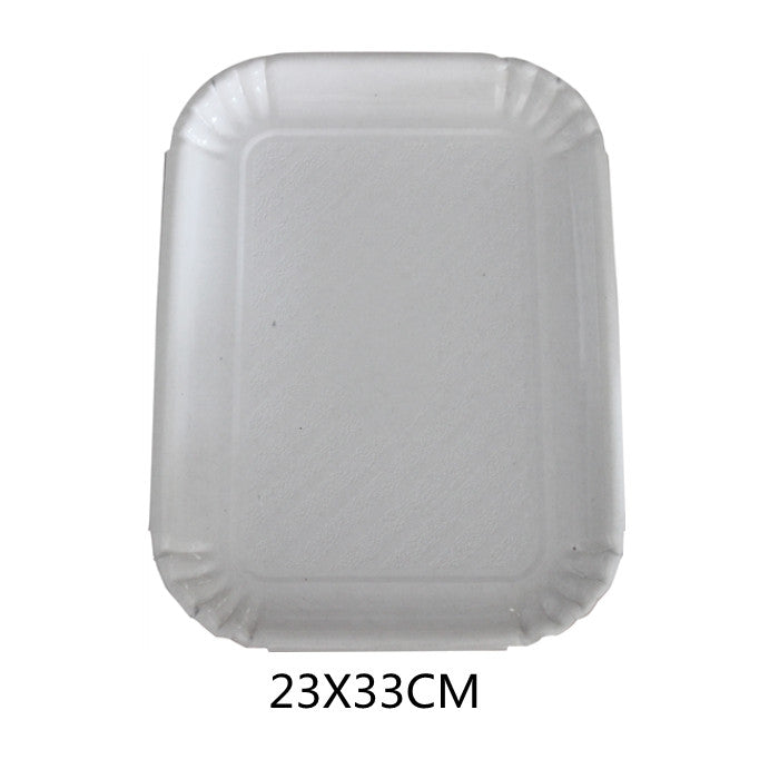 VASSOIO BIANCO RETT. 33X23CM 2PZ