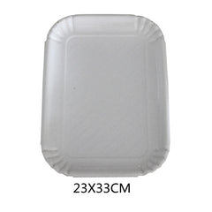 VASSOIO BIANCO RETT. 33X23CM 2PZ