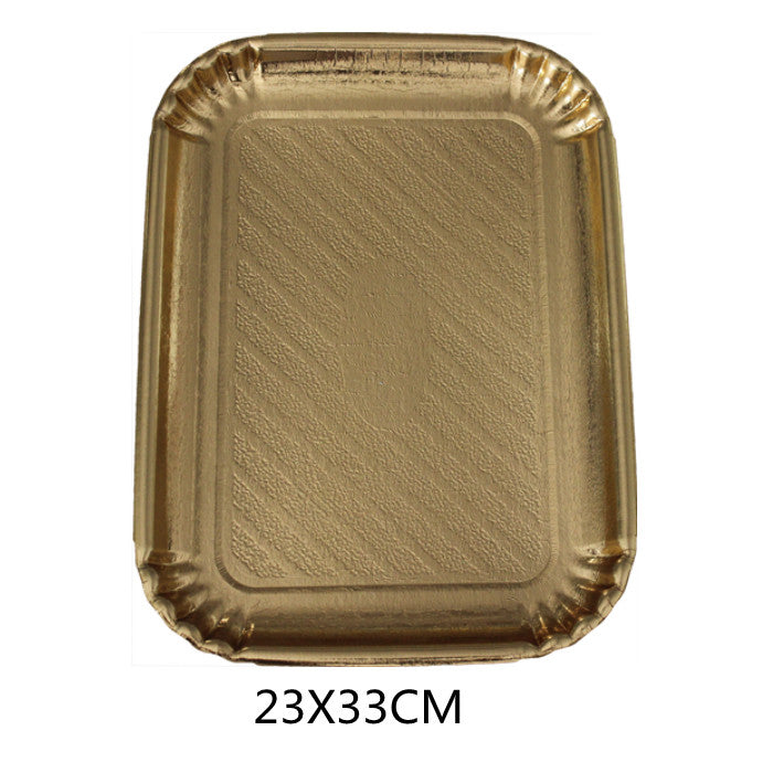 VASSOIO ORO RETT. 23X33CM 2PZ