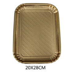 VASSOIO ORO RETT.20X28CM 3PZ