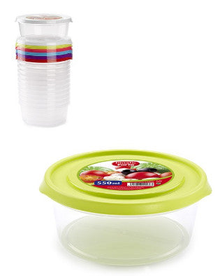 Contenitore  per frigo basic rotondo 550 ml