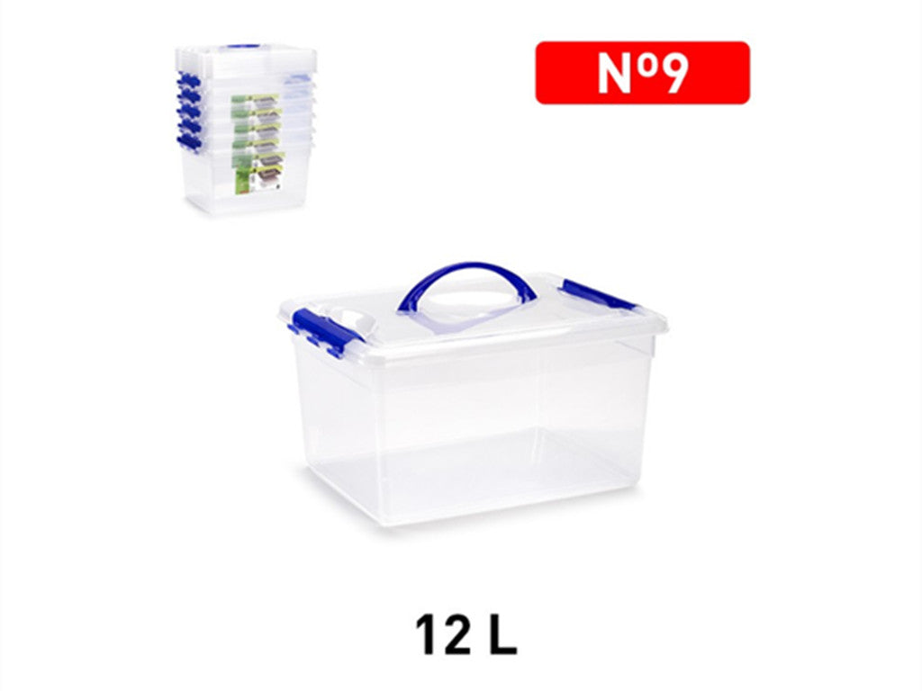 Scatola multiuso  Nº 9 12 Lt TRASPARENTE
