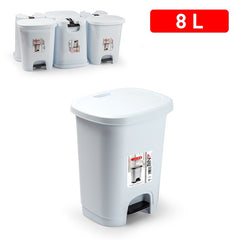 Pattumiera a pedale COLOR 8L BIANCO