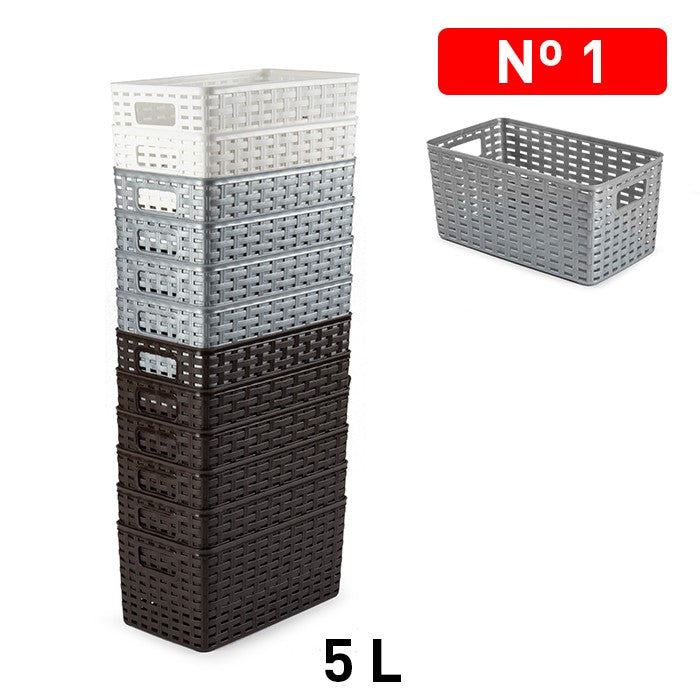 Cesta Rattan 5L 28 x 17 cm