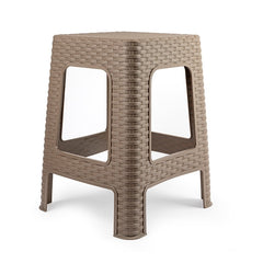 Sgabello Rattan grande TAUPE
