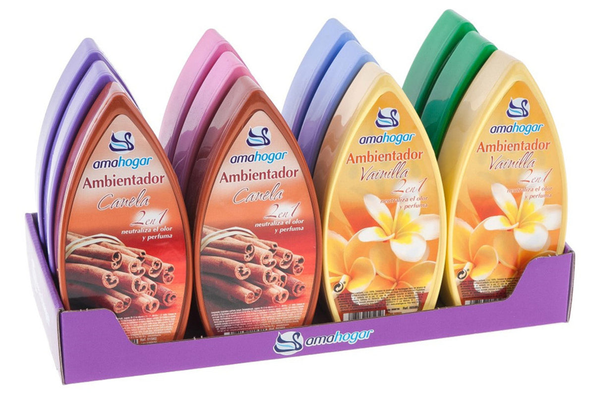 Deodorante gel assorbiodori floreale assortiti 12pz.