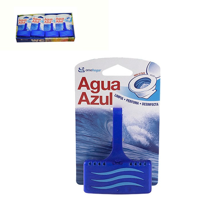 Candeggina acqua blu marina