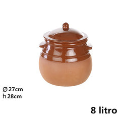 COCOTTE IN ARGILLA 8 L.