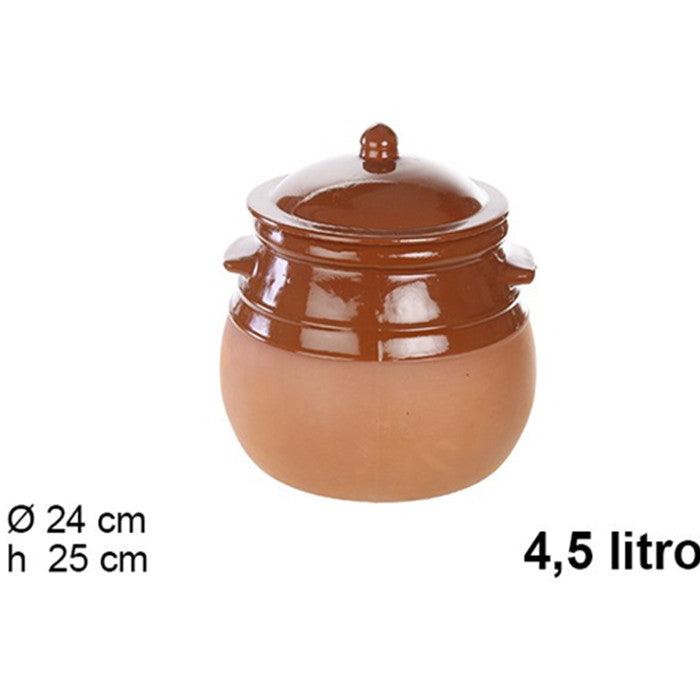 COCOTTE IN ARGILLA 4,5 L.
